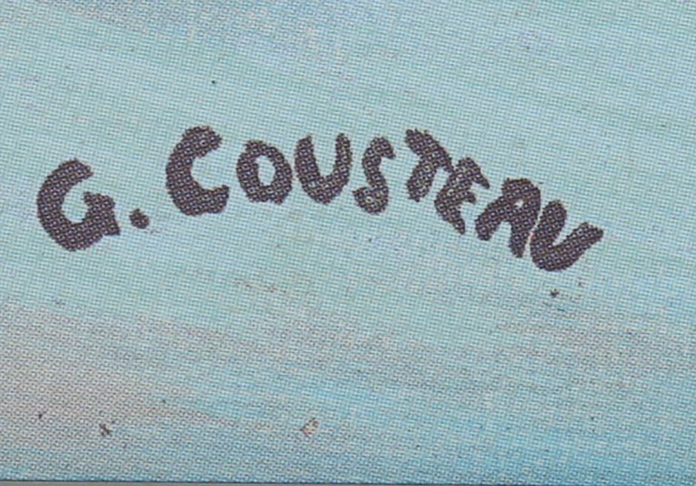 G. Cousteau Seascape Offset Lithograph