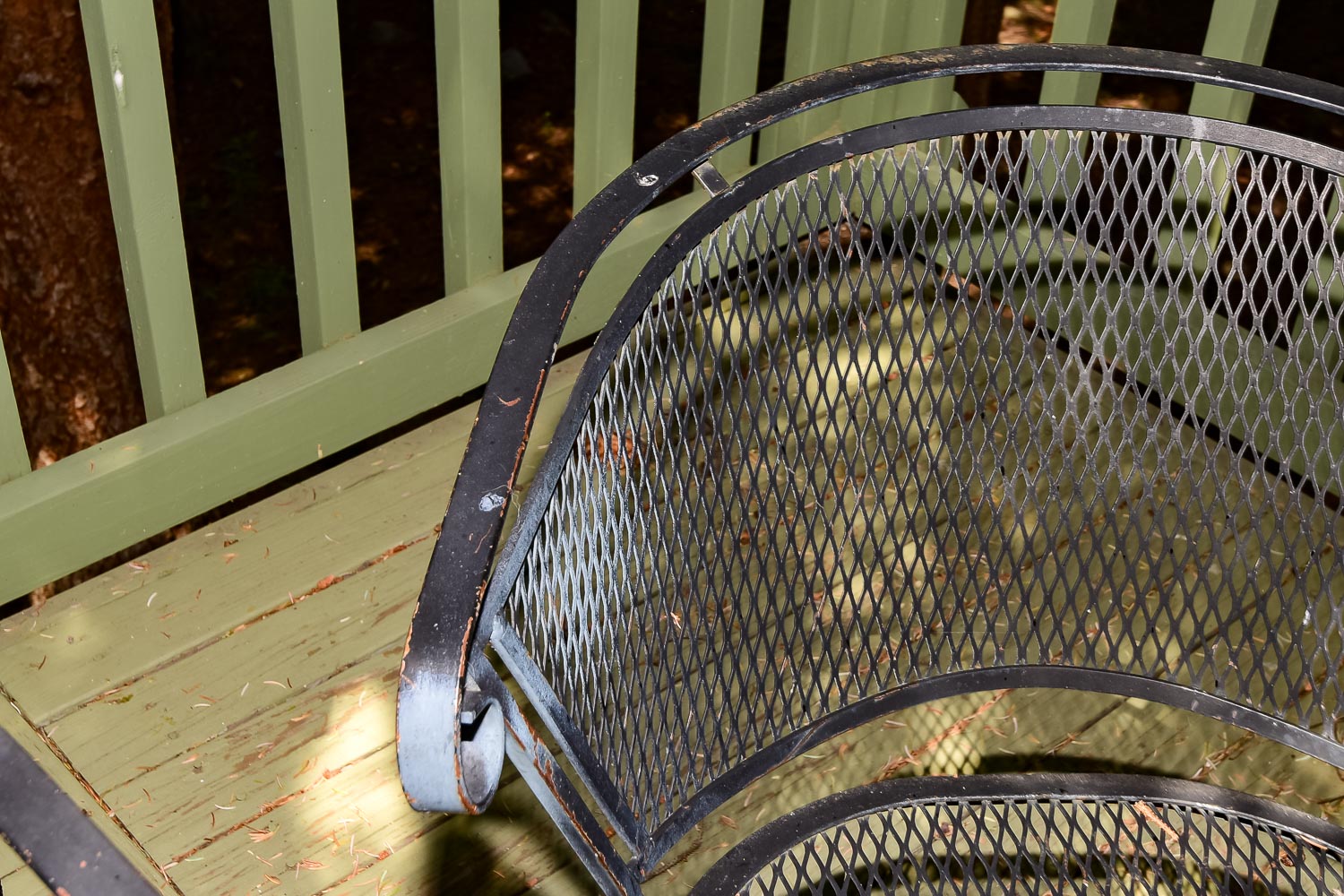 Pair of Metal Garden Chairs