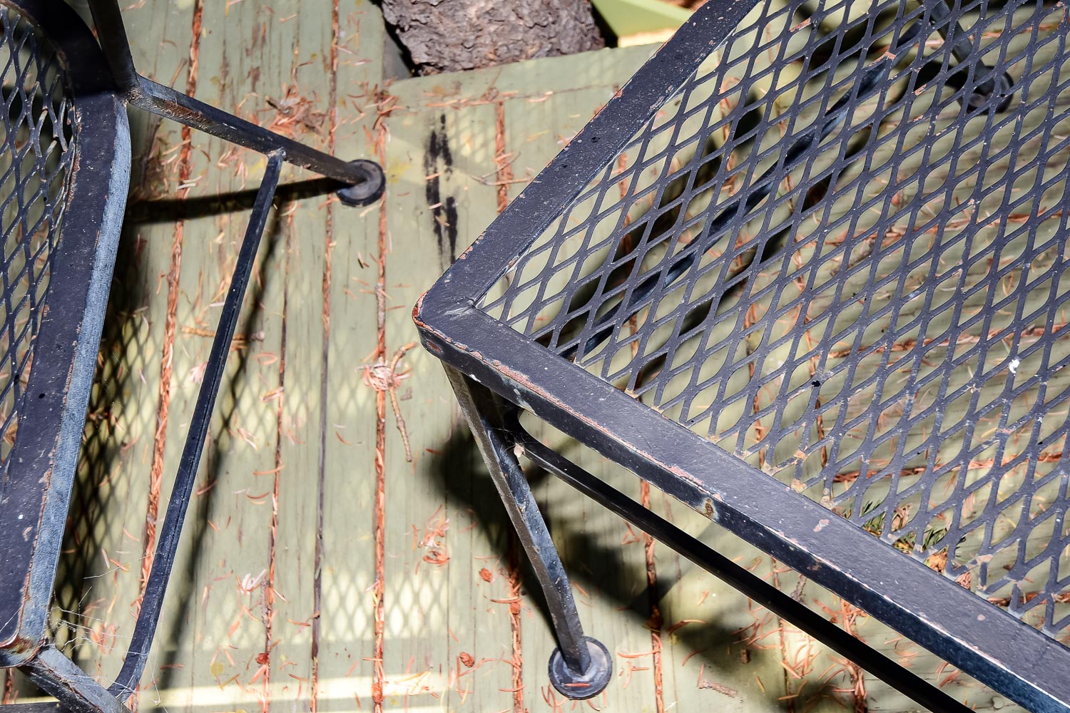 Pair of Metal Garden Chairs