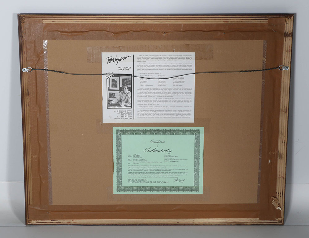 Offset Lithographic after Tom Lynch's "13th Green"