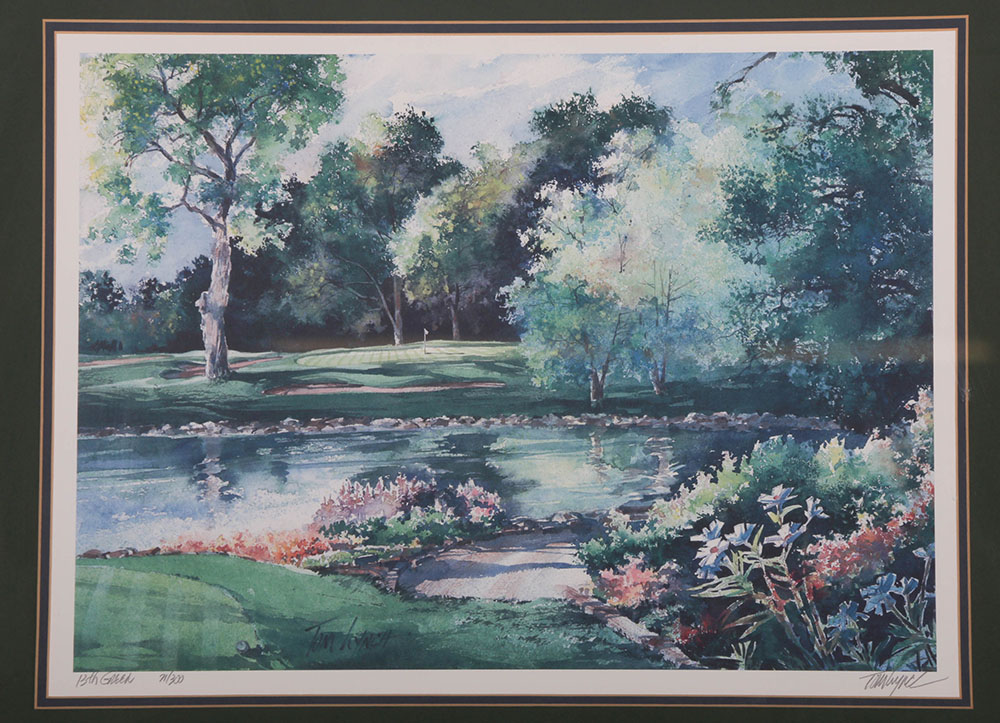 Offset Lithographic after Tom Lynch's "13th Green"