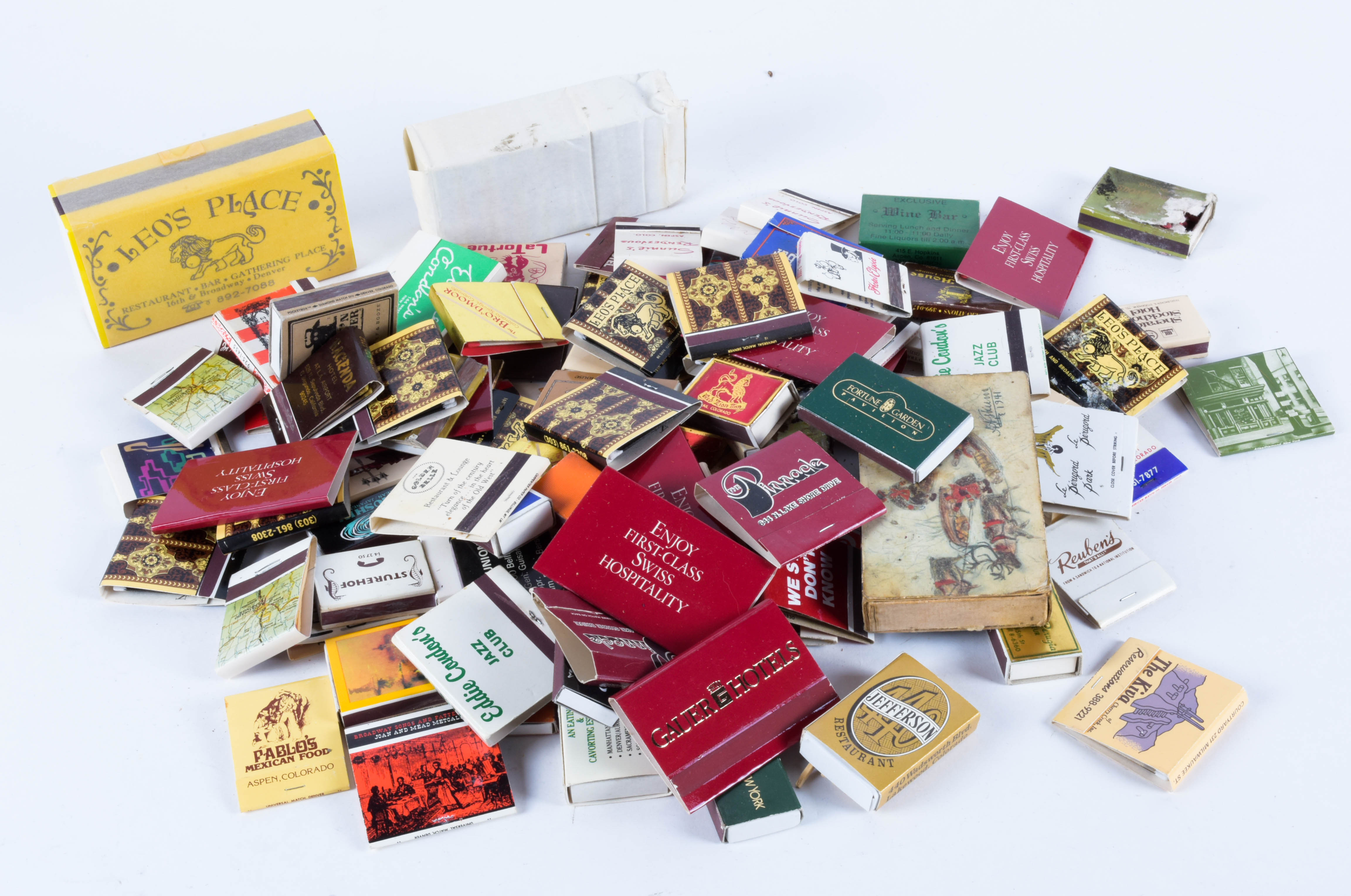 Collection of Vintage Matches and Tobacco Tin