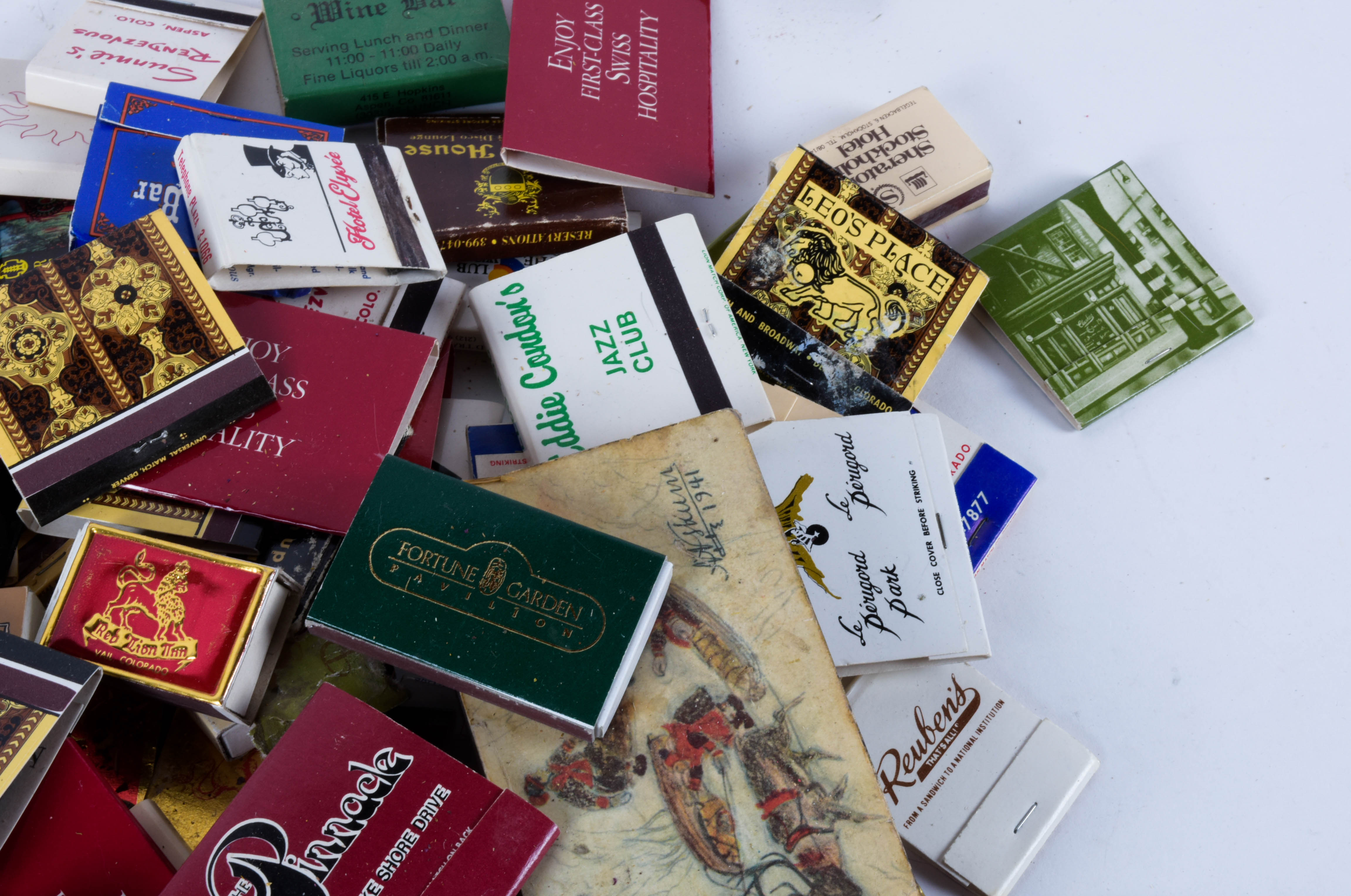 Collection of Vintage Matches and Tobacco Tin