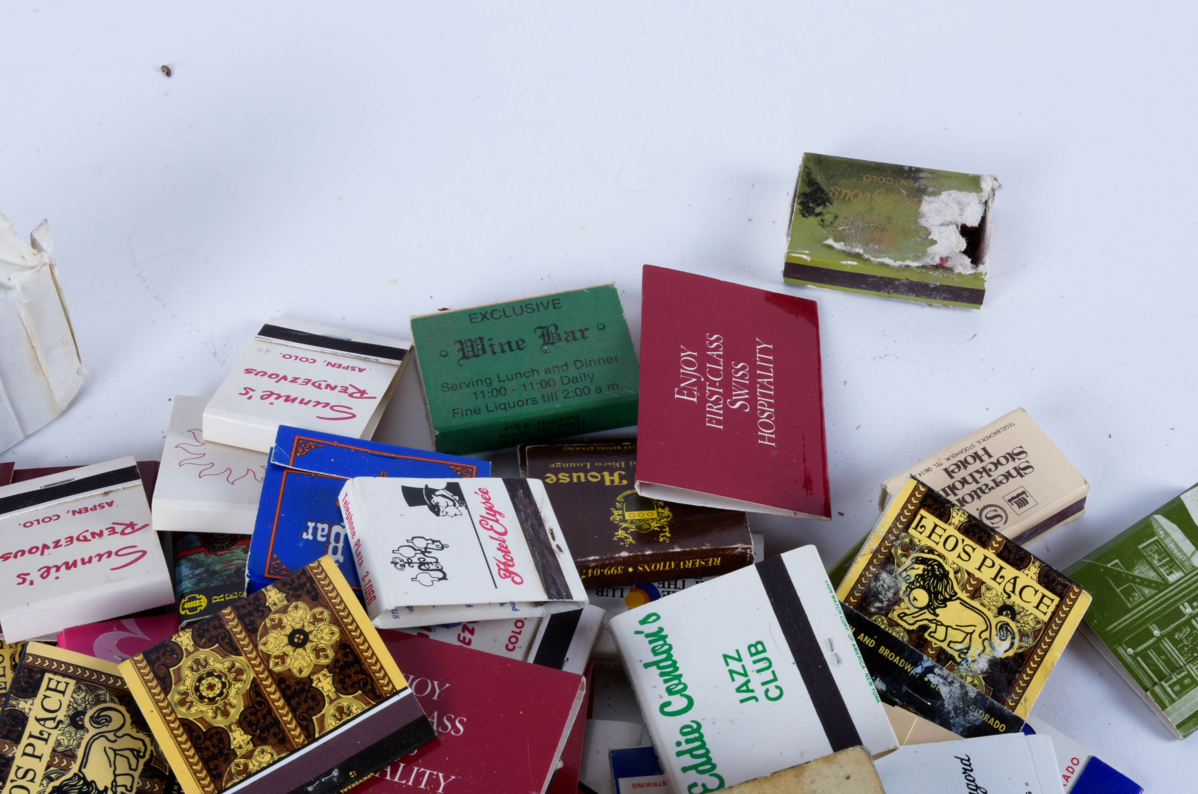 Collection of Vintage Matches and Tobacco Tin