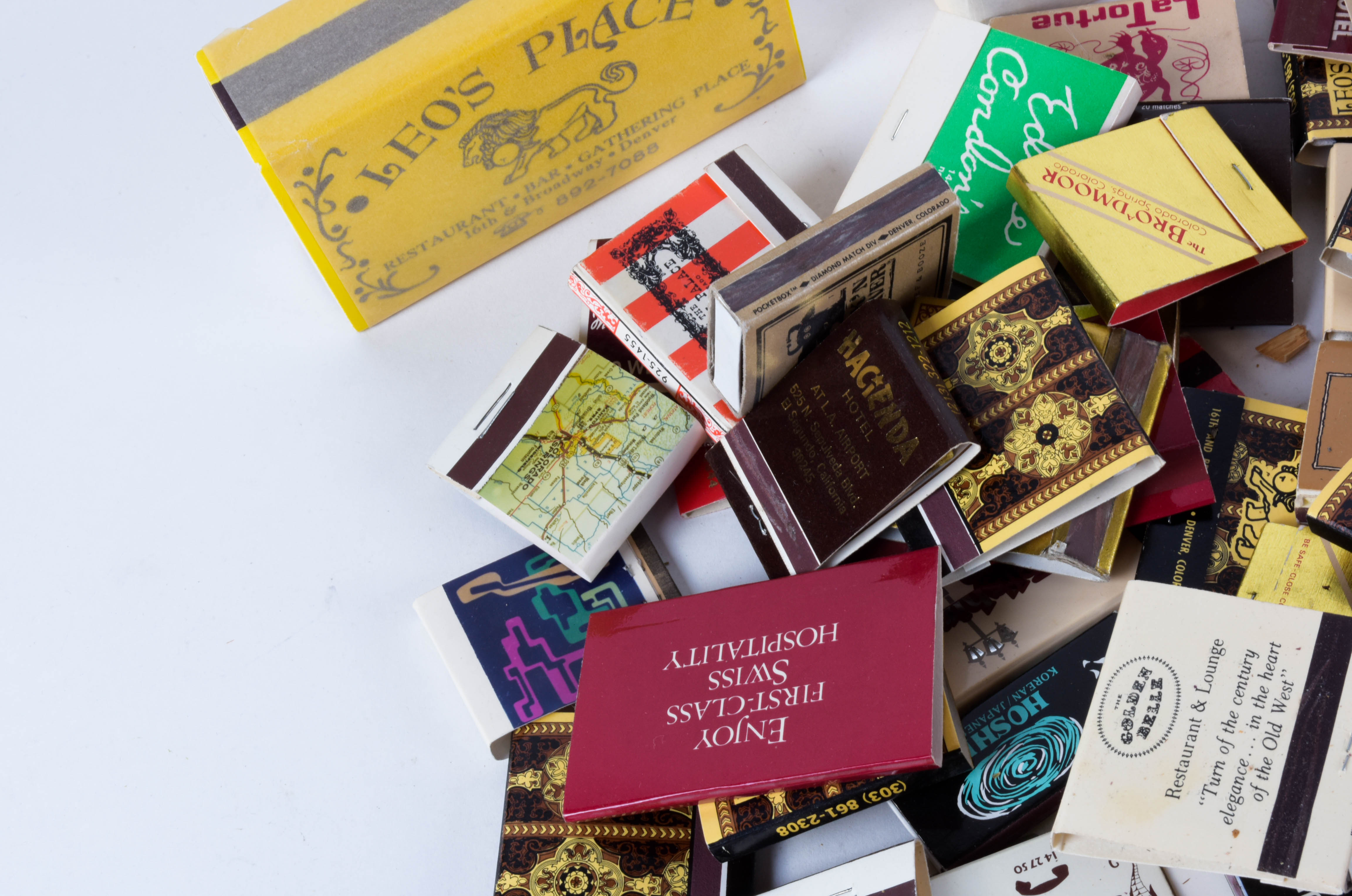 Collection of Vintage Matches and Tobacco Tin