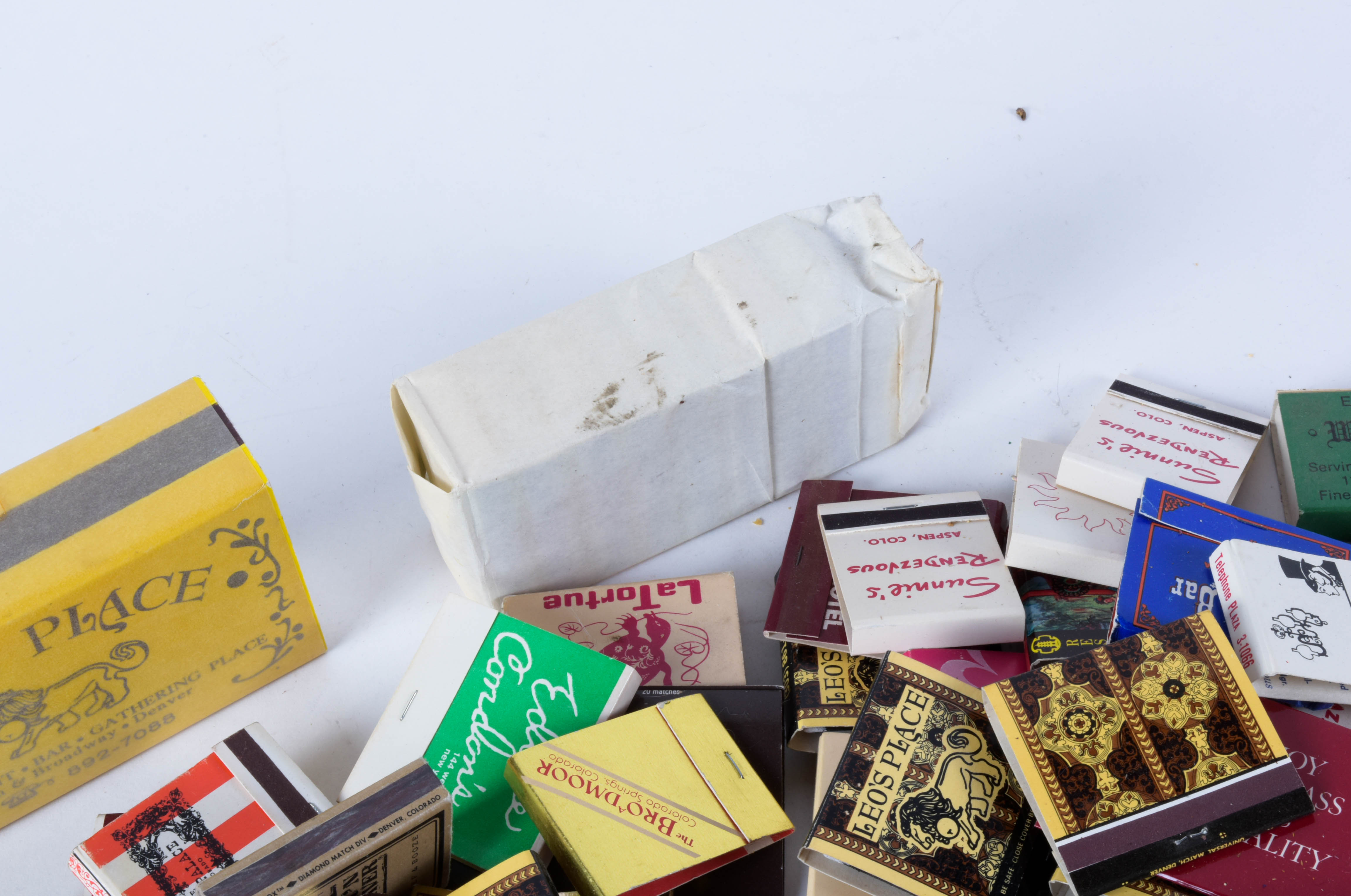 Collection of Vintage Matches and Tobacco Tin
