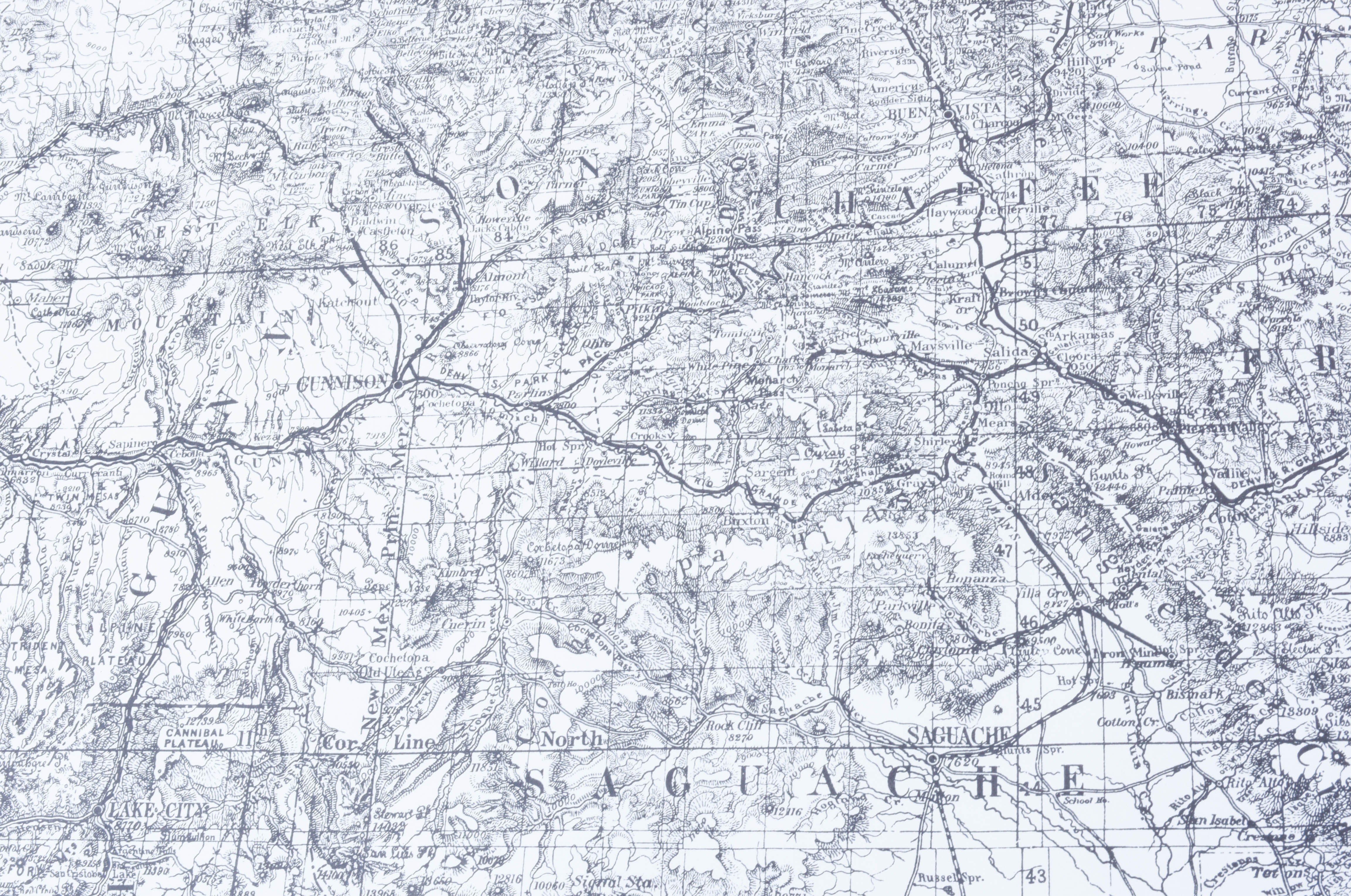 Circa 1945 Colorado Maps