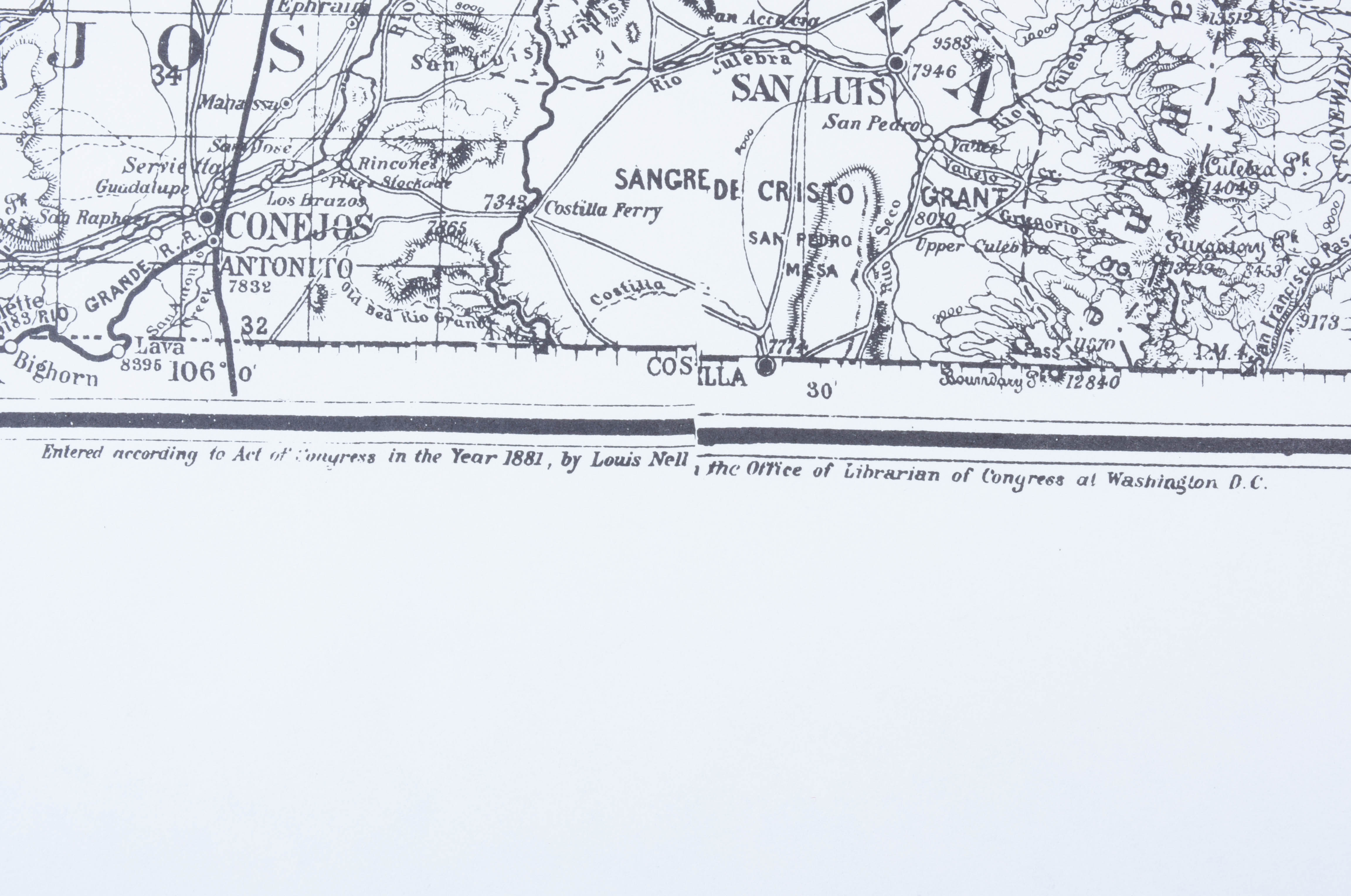 Circa 1945 Colorado Maps