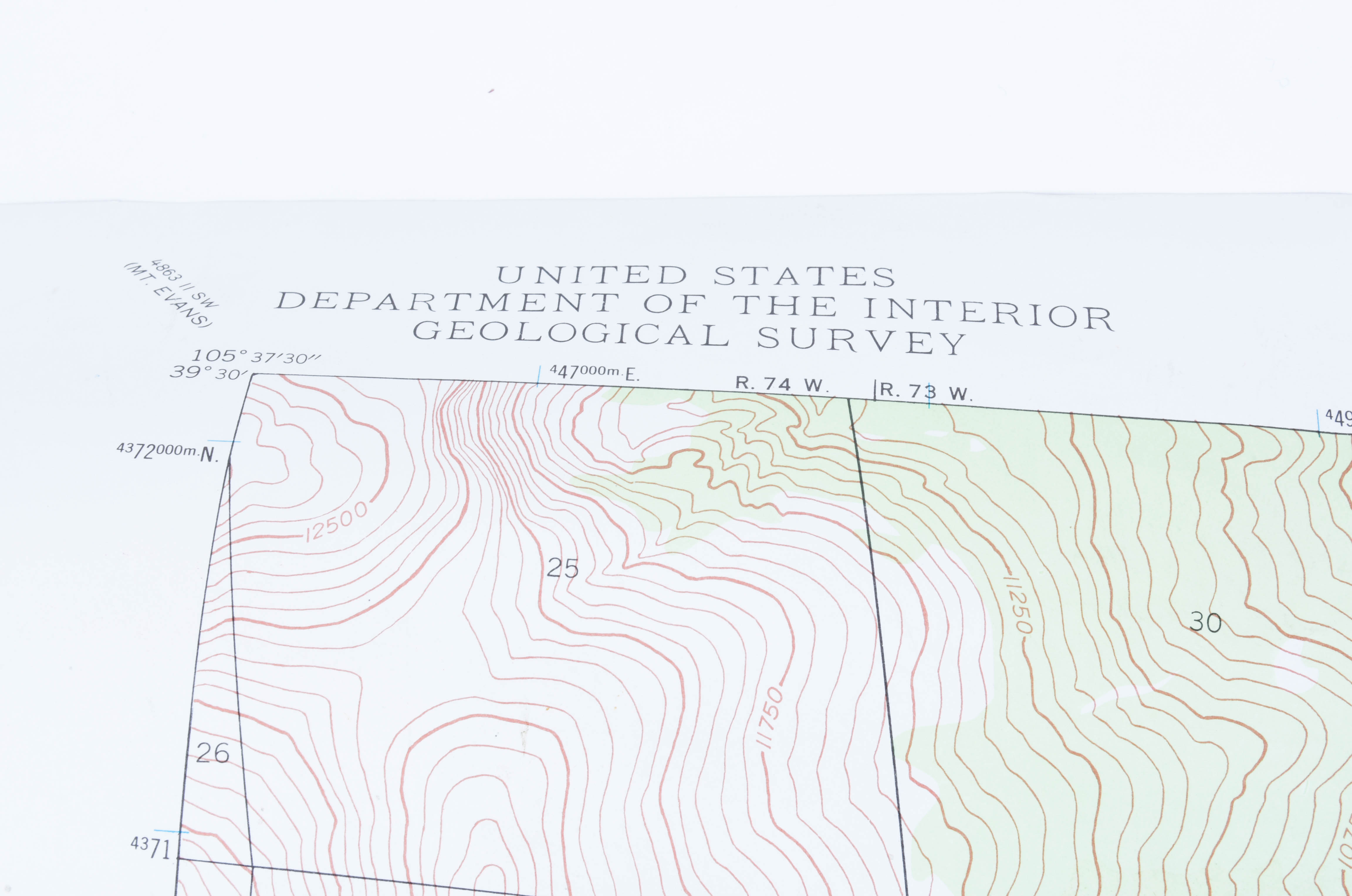 Circa 1945 Colorado Maps