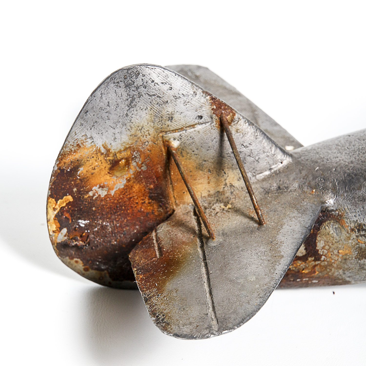 Vintage Pewter Model Bi-Plane