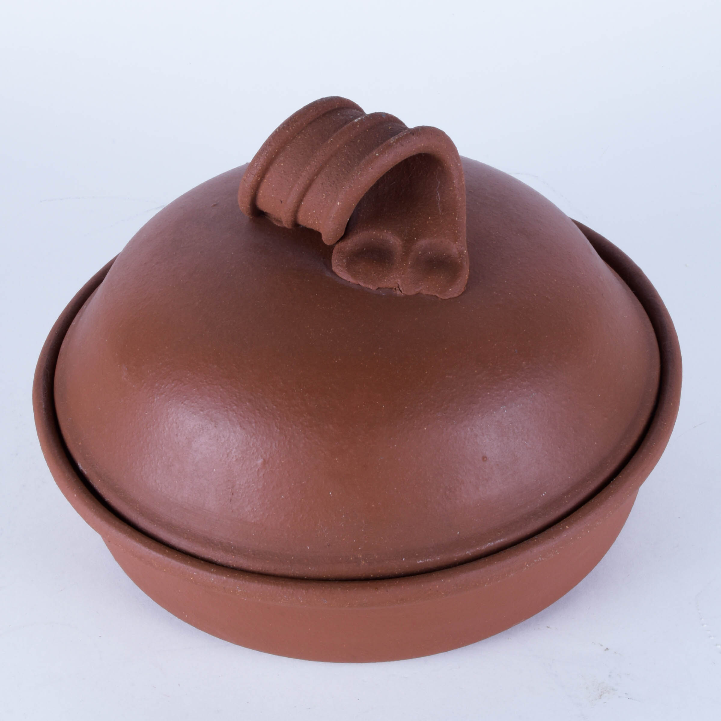 Handmade Terra Cotta Casserole with Lid