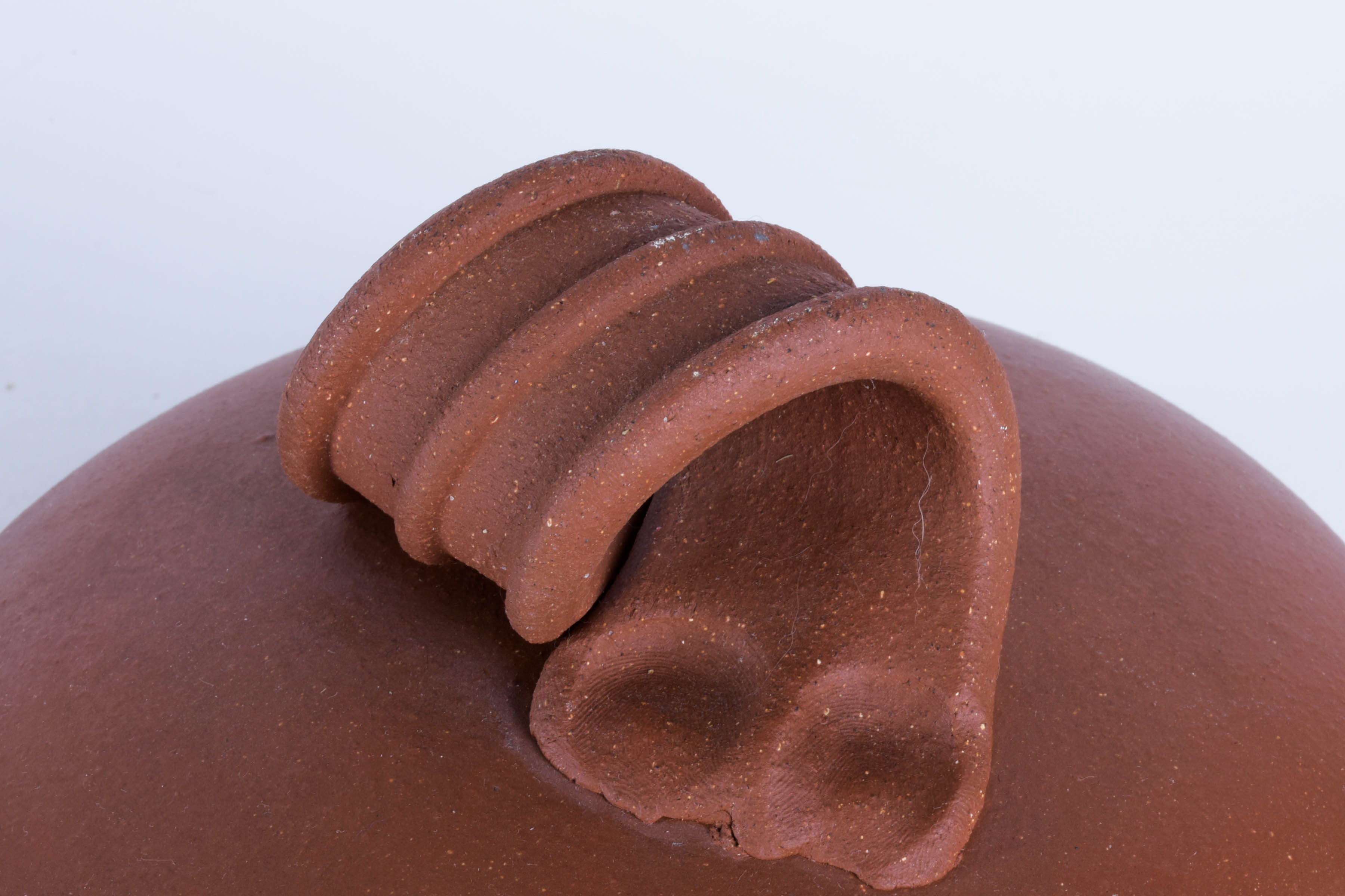 Handmade Terra Cotta Casserole with Lid