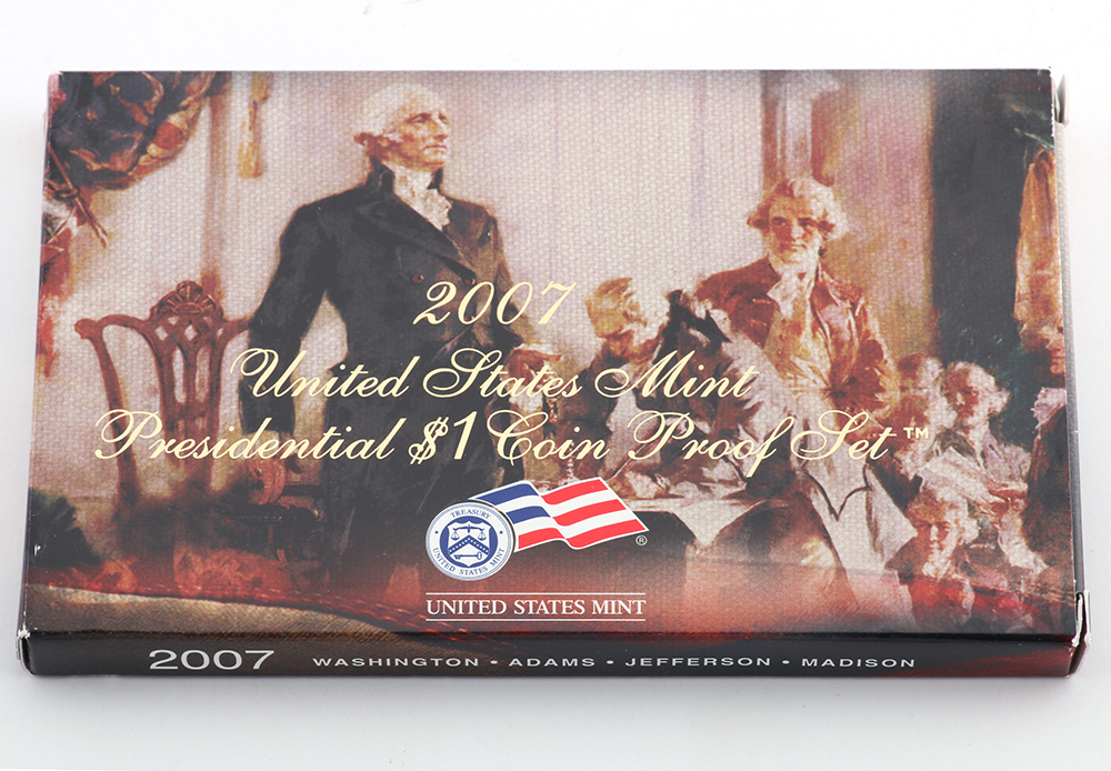 Pair of 2007 United States Mint Silver Proof Sets