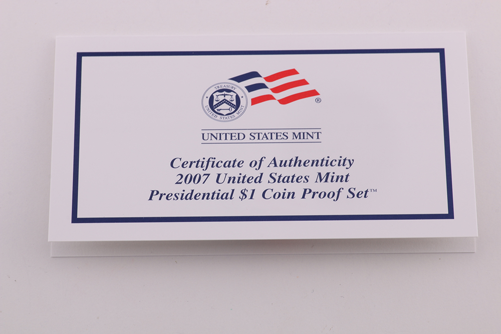 Pair of 2007 United States Mint Silver Proof Sets