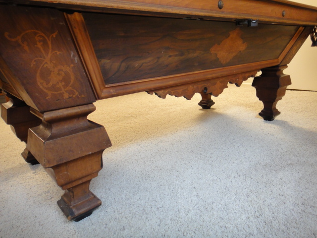 1880s Brunswick-Balke Co. Four Pocket Pool Table