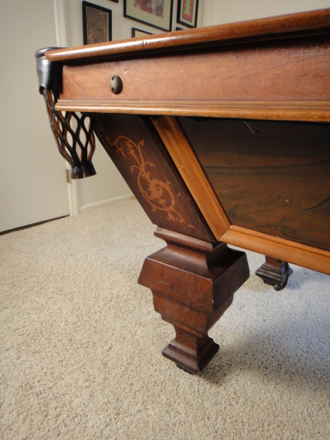 1880s Brunswick-Balke Co. Four Pocket Pool Table