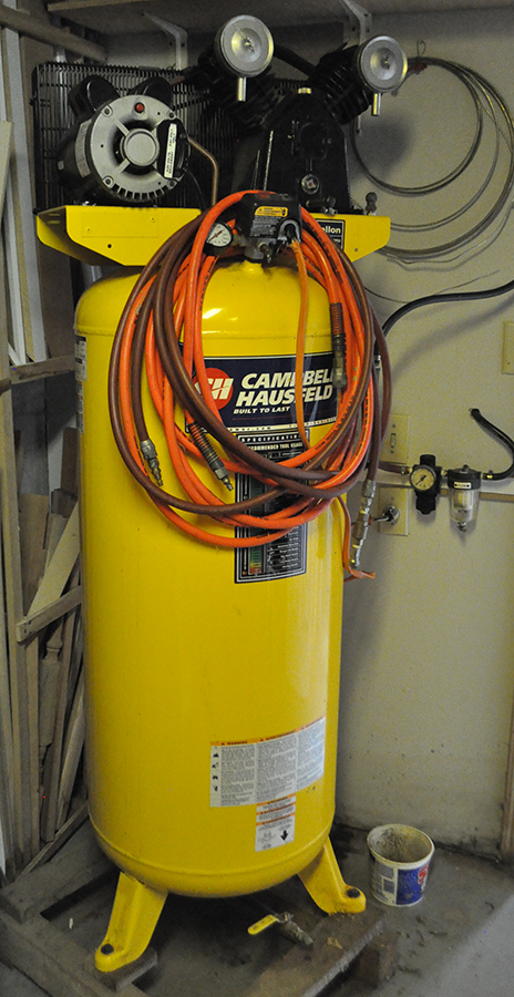 60-Gallon Campbell Hausfield Industrial Air Compressor