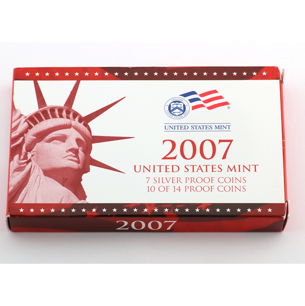 Pair of 2007 United States Mint Silver Proof Sets