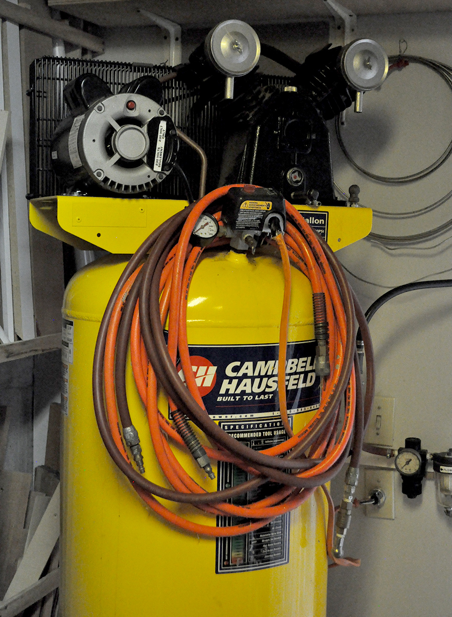 60-Gallon Campbell Hausfield Industrial Air Compressor
