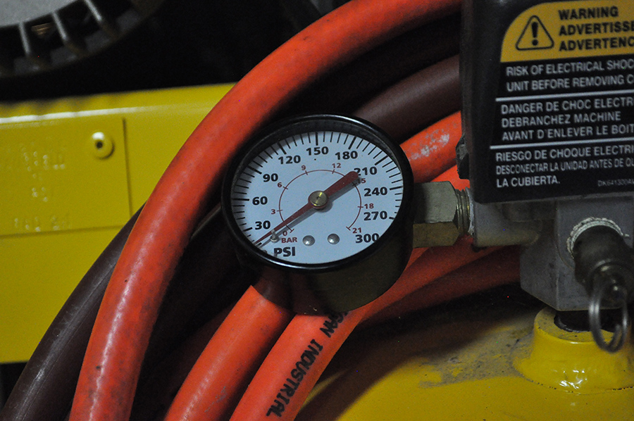 60-Gallon Campbell Hausfield Industrial Air Compressor