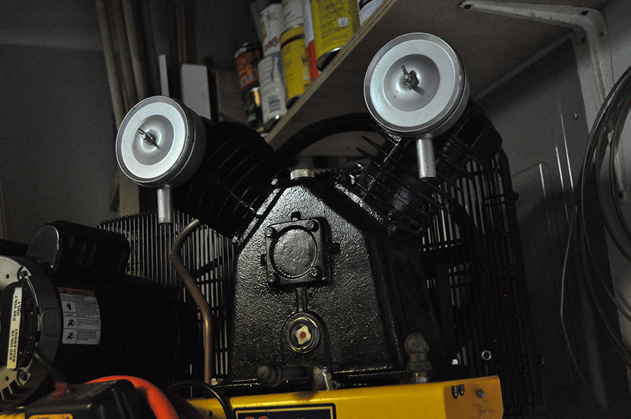 60-Gallon Campbell Hausfield Industrial Air Compressor