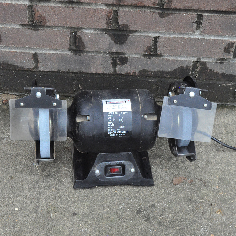 Central Machinery Heavy Duty All Ball Bearing Bench Grinder