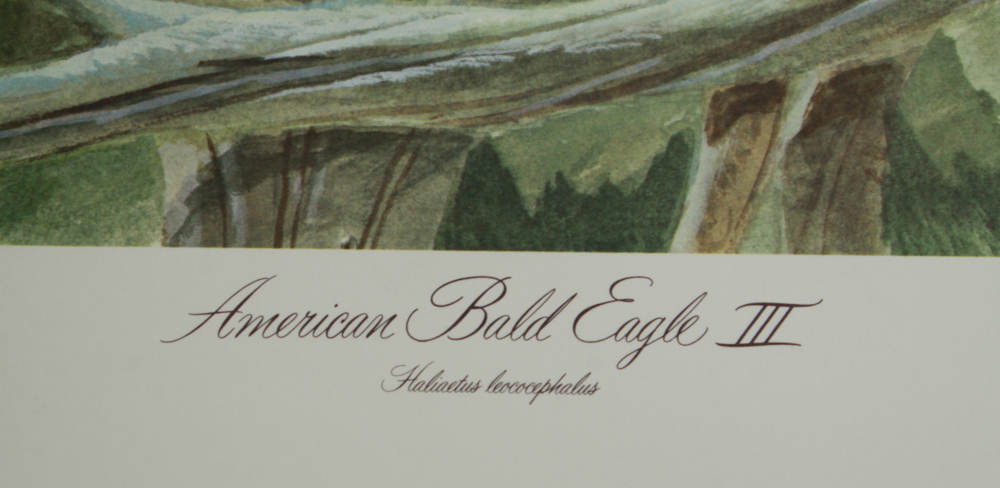 John Ruthven Signed Print, Also Signed by George H.W. Bush