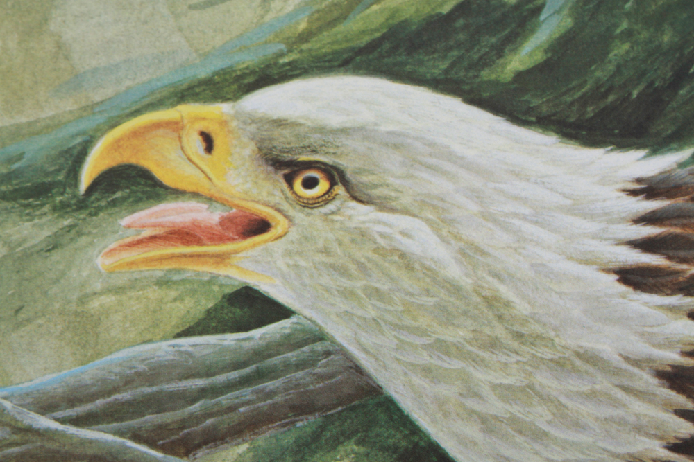 John Ruthven Signed Print, Also Signed by George H.W. Bush