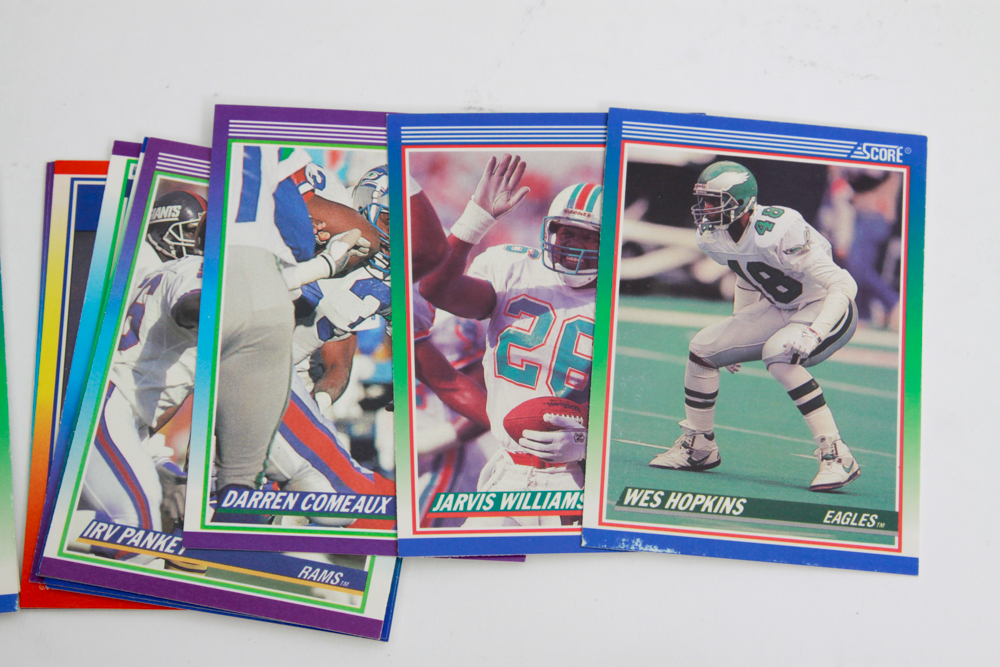 Collection of Baseball, Football, Basketball, & Hockey Trading Cards