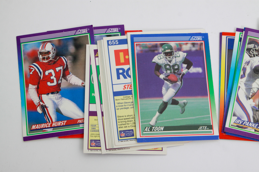 Collection of Baseball, Football, Basketball, & Hockey Trading Cards