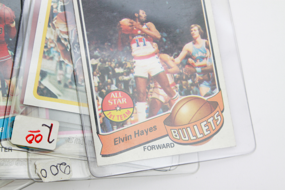 Collection of Baseball, Football, Basketball, & Hockey Trading Cards