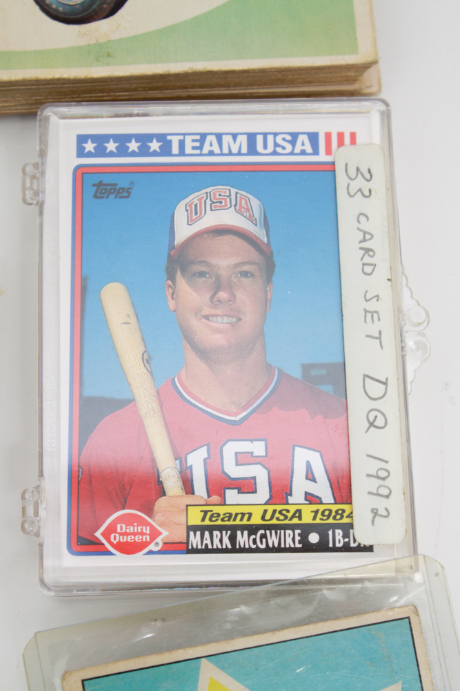 Collection of Baseball, Football, Basketball, & Hockey Trading Cards