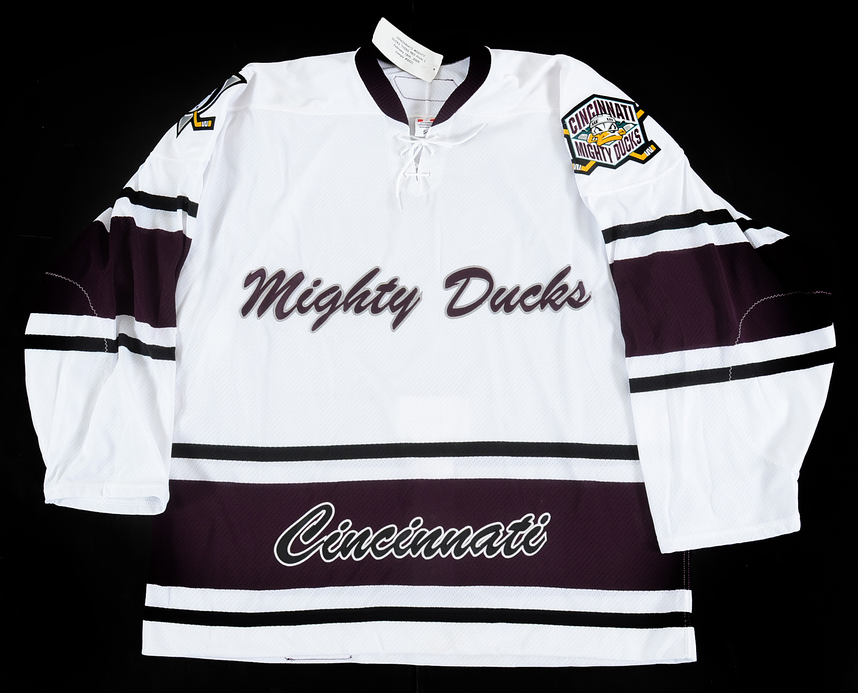 Cincinnati Mighty Ducks Proto-Type Jersey with Socks