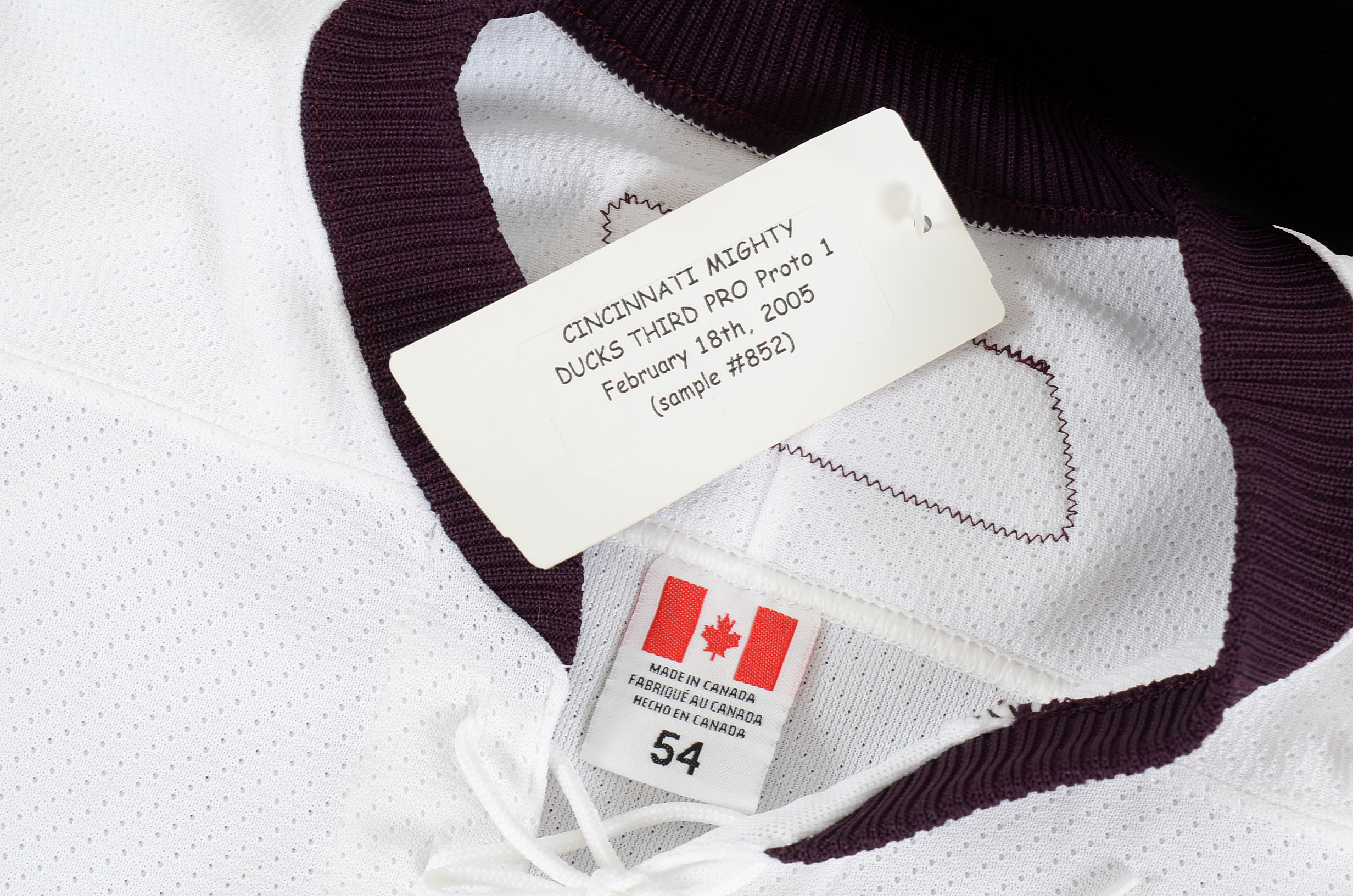 Cincinnati Mighty Ducks Proto-Type Jersey with Socks