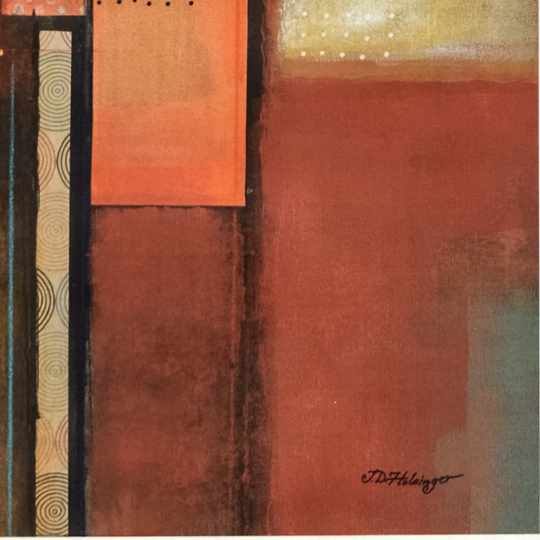 Joel David Holsinger Signed Painting "Innerscape II"