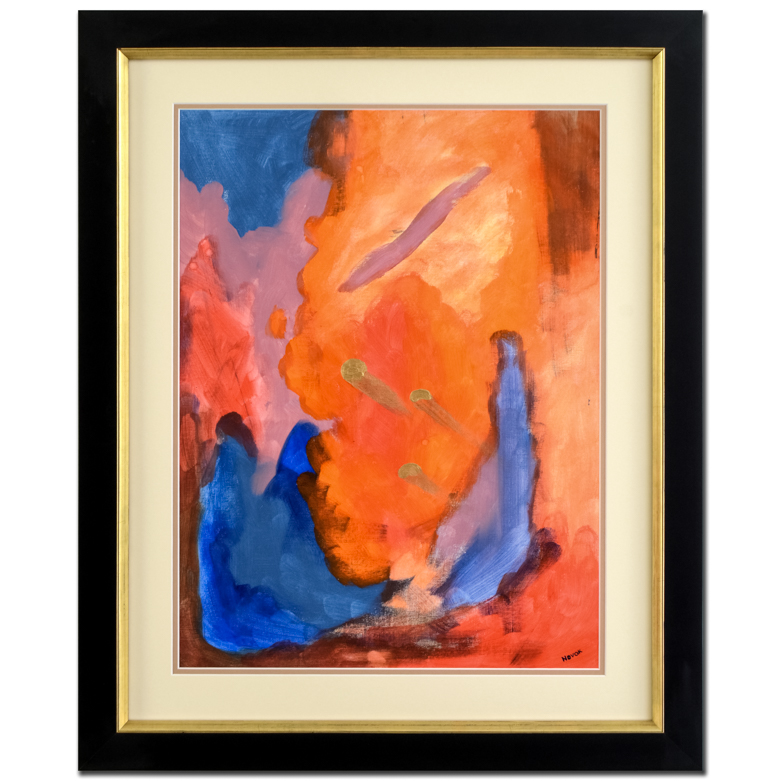 Kristina Novak Signed Acrylic Painting on Canvas "By The Sea"