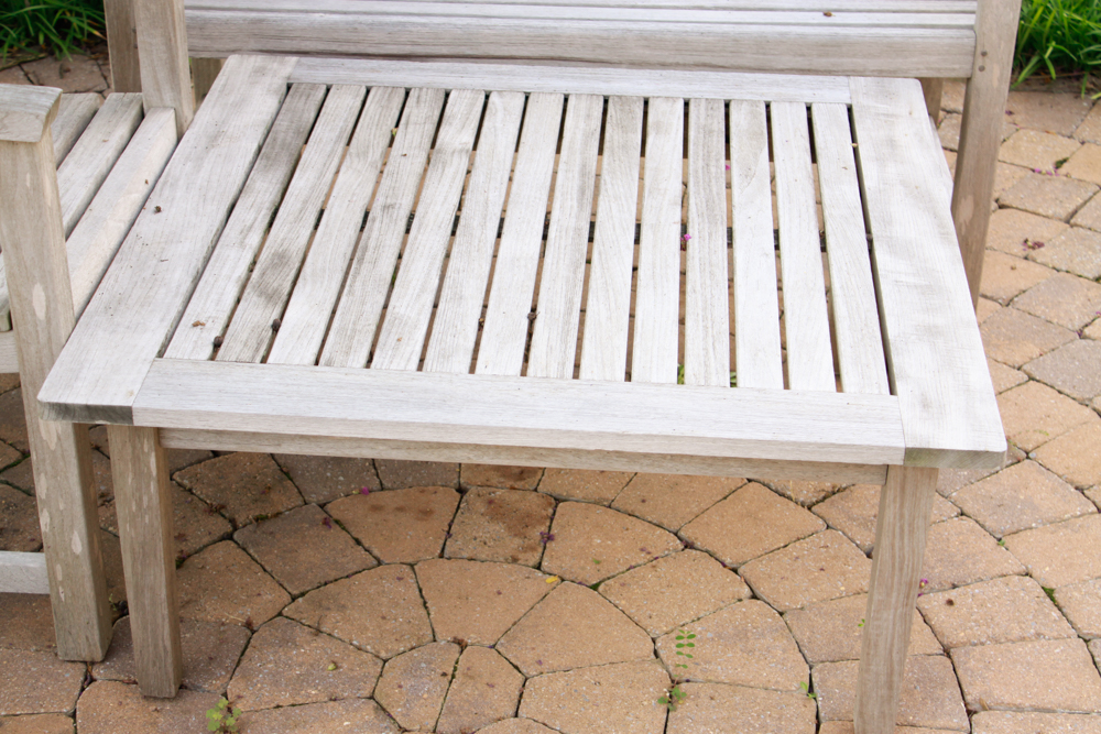 Set of Rock Wood Outdoor Teak Furniture
