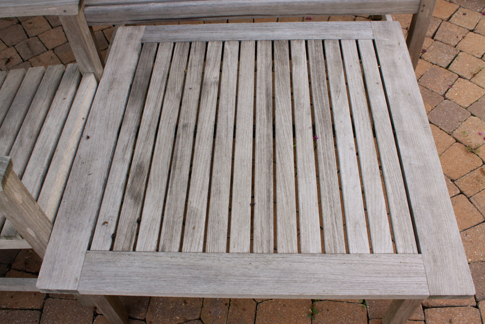 Set of Rock Wood Outdoor Teak Furniture