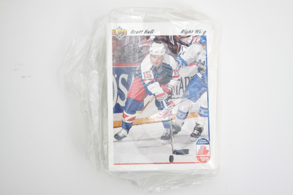 Collection of NHL Hockey Cards from the 1991-92 Season