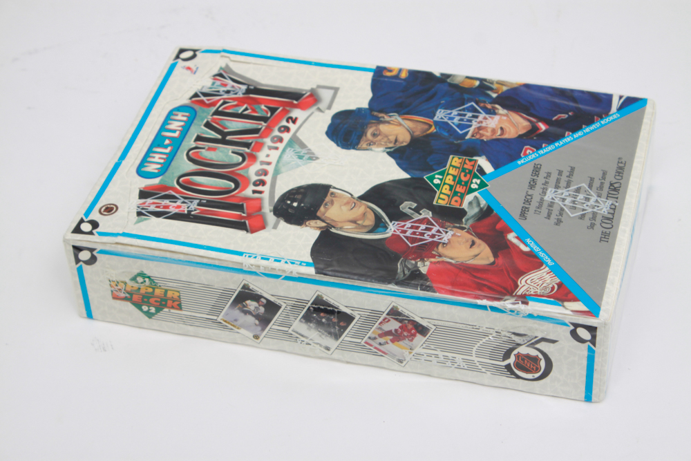 Collection of NHL Hockey Cards from the 1991-92 Season