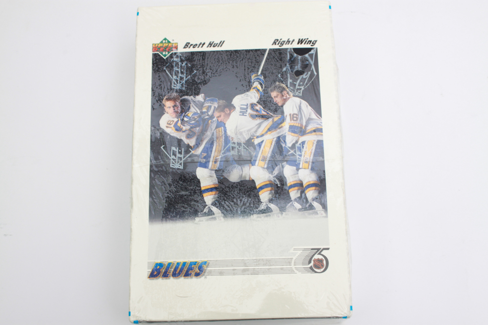 Collection of NHL Hockey Cards from the 1991-92 Season