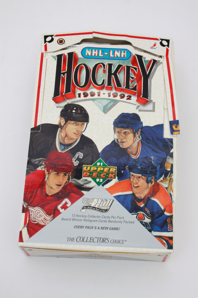 Collection of NHL Hockey Cards from the 1991-92 Season