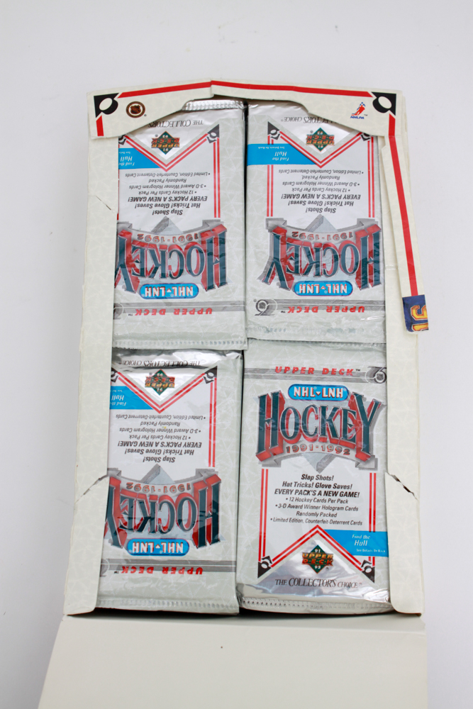 Collection of NHL Hockey Cards from the 1991-92 Season