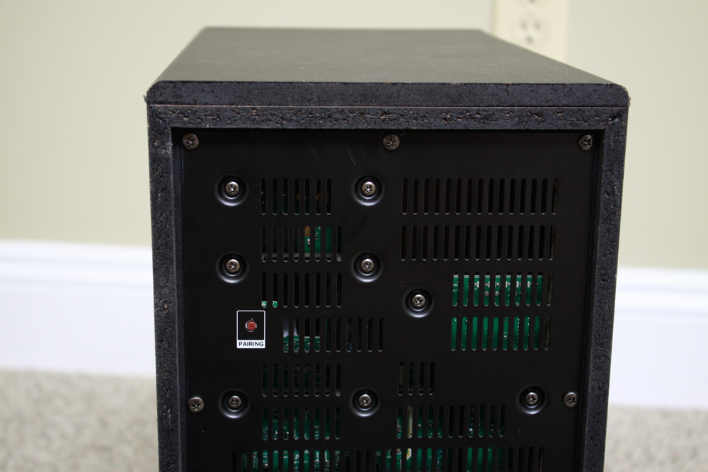 LG LAS260B Tabletop Wireless Sound Bar and LG Subwoofer