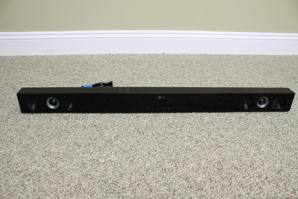 LG LAS260B Tabletop Wireless Sound Bar and LG Subwoofer