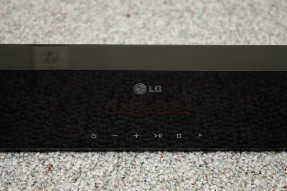 LG LAS260B Tabletop Wireless Sound Bar and LG Subwoofer