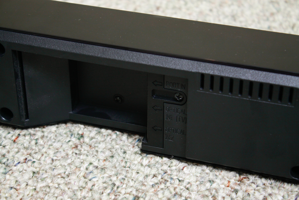 LG LAS260B Tabletop Wireless Sound Bar and LG Subwoofer