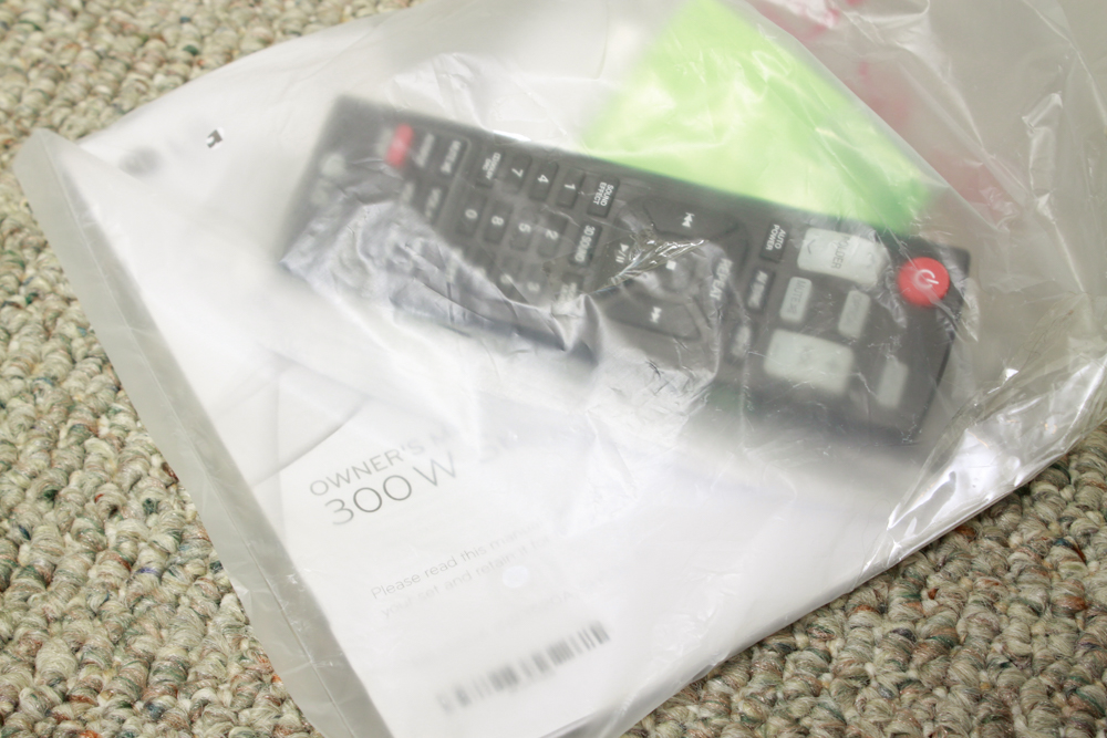 LG LAS260B Tabletop Wireless Sound Bar and LG Subwoofer