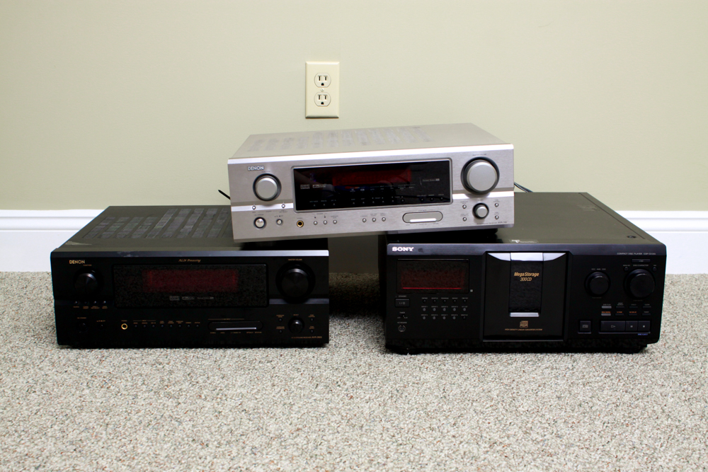 Denon Receivers and Sony CD Changer