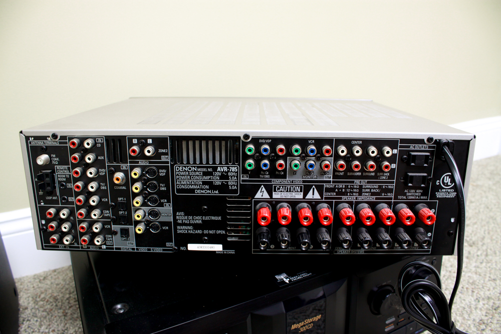 Denon Receivers and Sony CD Changer